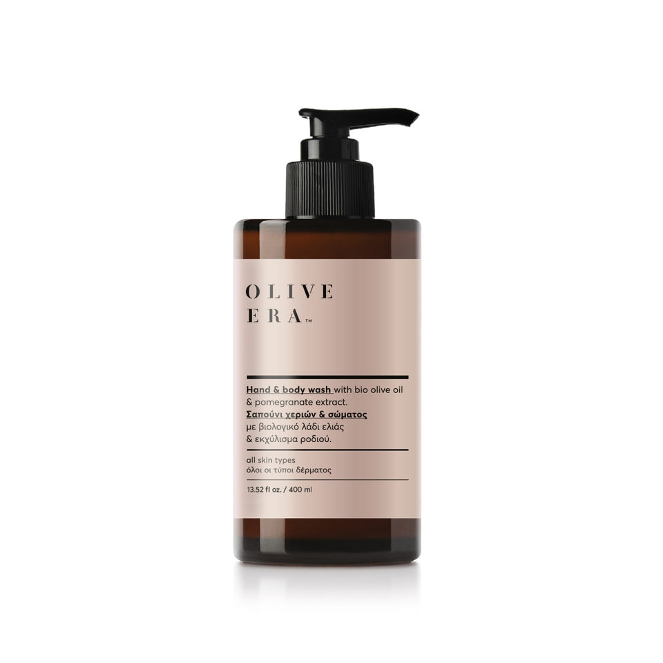 Hand & Body wash met bio-olijfolie & granaatappel