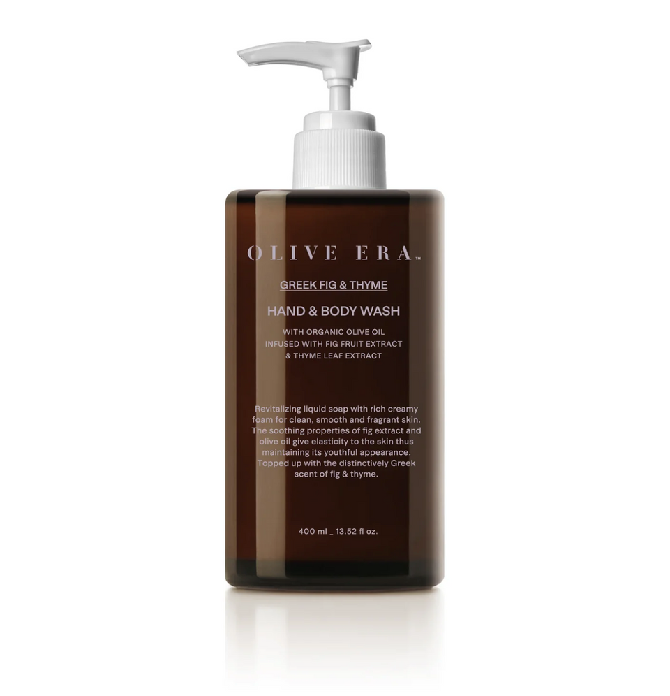 Body wash "Greek Fig & Thyme" met bio olijfolie & Griekse vijg en tijm