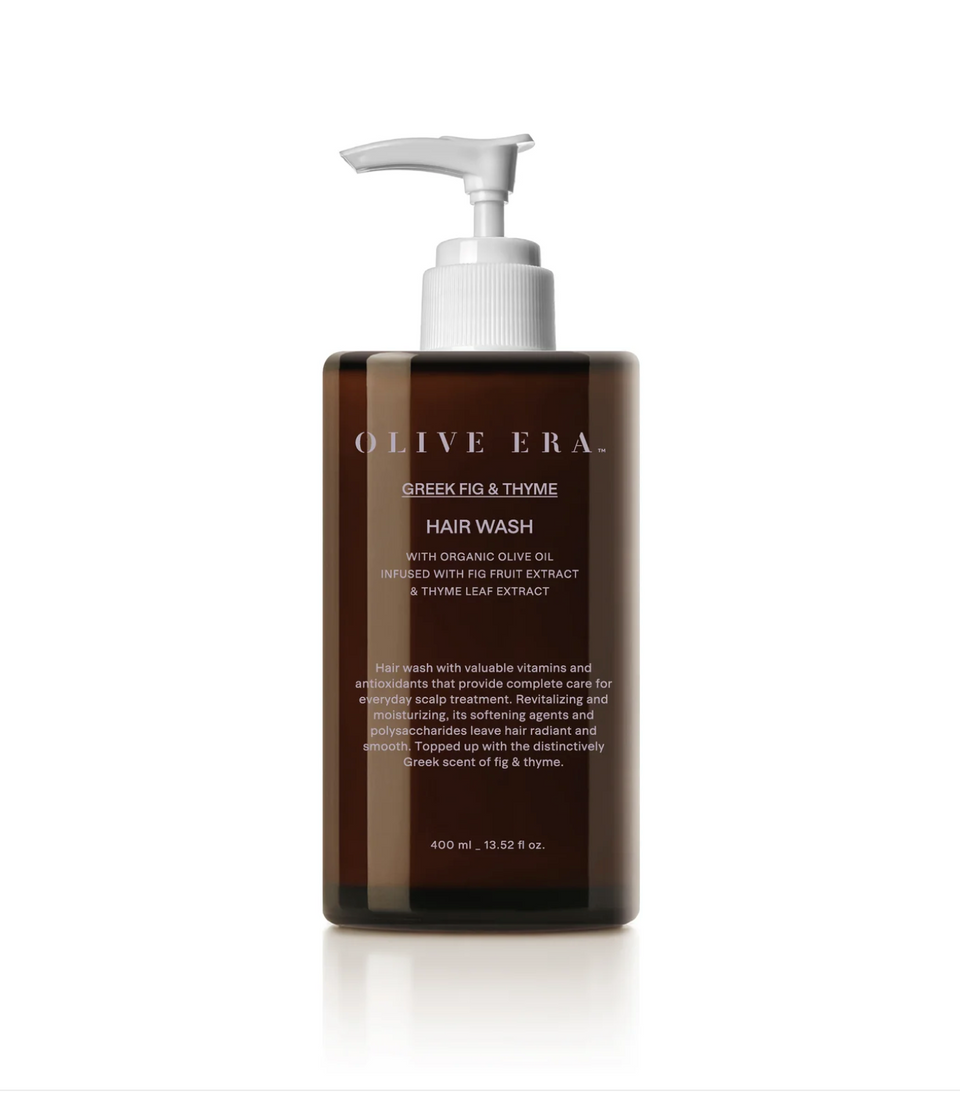 Hair wash "Greek Fig & Thyme" met bio olijfolie & Griekse vijg & tijm